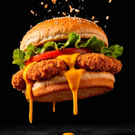 Naga Chicken Burger